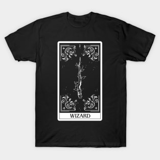 Wizard Tarot Card D&D Nat 20 Dungeons & Dragons T-Shirt